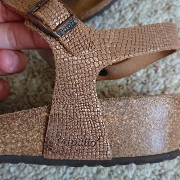 Papillio by Birkenstock Ashley Metallic Wedge Sandal size 39.5 - Picture 8 of 14